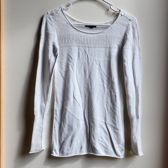 American Eagle Outfitters Cream Jersey Size Small - Picture 4 of 15